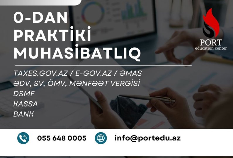 0-dan Praktiki Muhasibatlıq 4 aylıq Təlim Proqramı